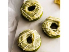 烤箱版非油炸抹茶柚子甜甜圈，適合小白！