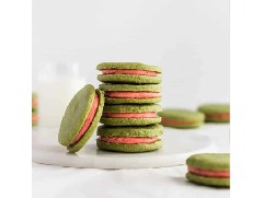 酥到掉渣的抹茶草莓曲奇！簡(jiǎn)單又美味