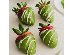 脆皮抹茶巧克力草莓，好看又好吃！